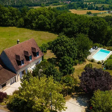 Kır Evi Maison Perigourdine Avec Piscine Privee Et Wifi - Fr-1-616-179 Saint-Cybranet