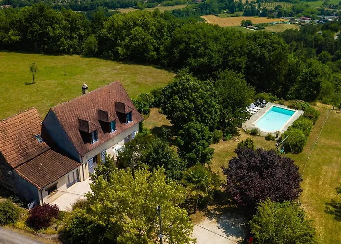 Feriehus Maison Perigourdine Avec Piscine Privee Et Wifi - Fr-1-616-179 Saint-Cybranet